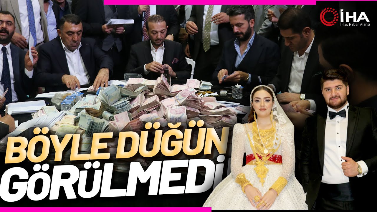 Aşiret Düğününde Damada 10 Milyon TL, Geline İse Kilolarca Altın Takıldı