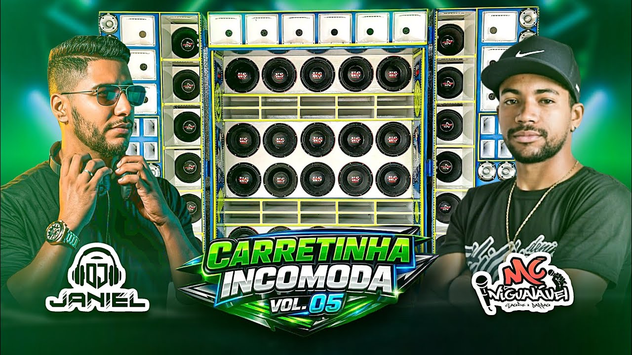 CD CARRETINHA INCOMODA VOL.05 - DJ JANIEL E MC INIGUALÁVEL 🎤🇧🇷