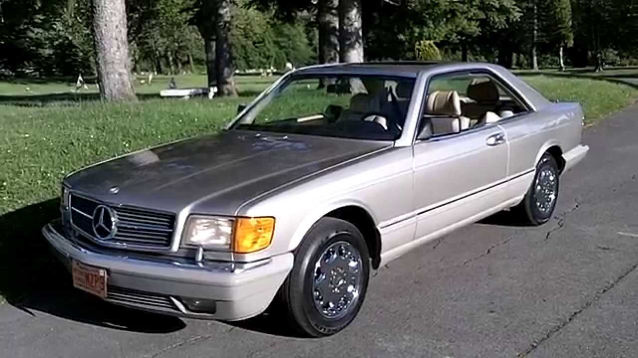 1990 Mercedes  560 SEC.    supersportmotors.com (Super Sport Feature #29)  SOLD !!!