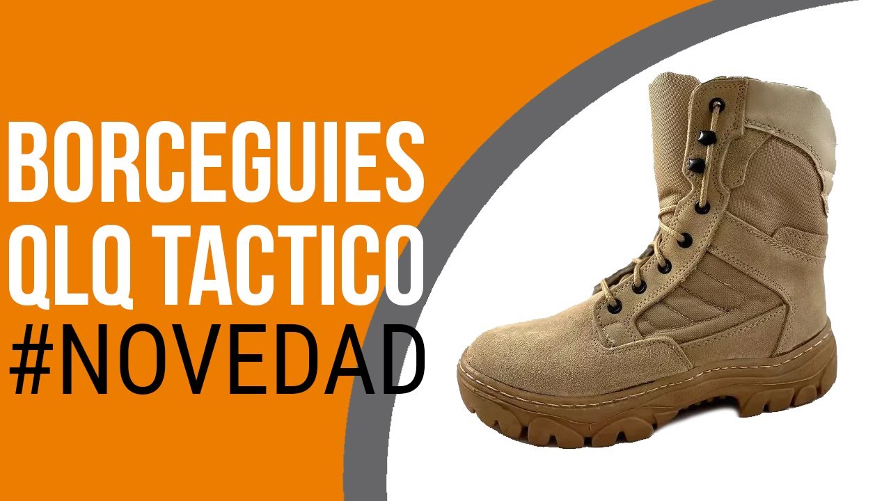 Borcegu&iacute;es QLQ T&aacute;ctico: 3 CLAVES DEL DISE&Ntilde;O