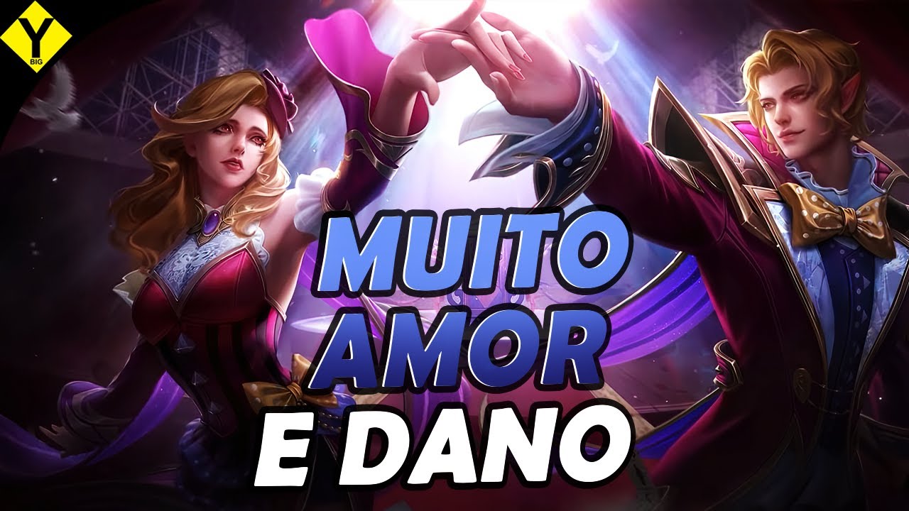 DUOZINHO DO AMOR CONTRA TIME FULL MITICO 1000 PONTOS - Cecilion x Carmilla couple skins | MLBB