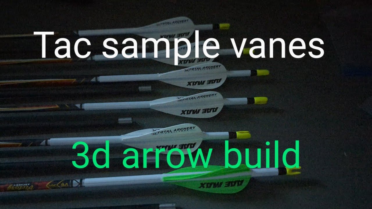 total archery challenge vanes 3d arrow build