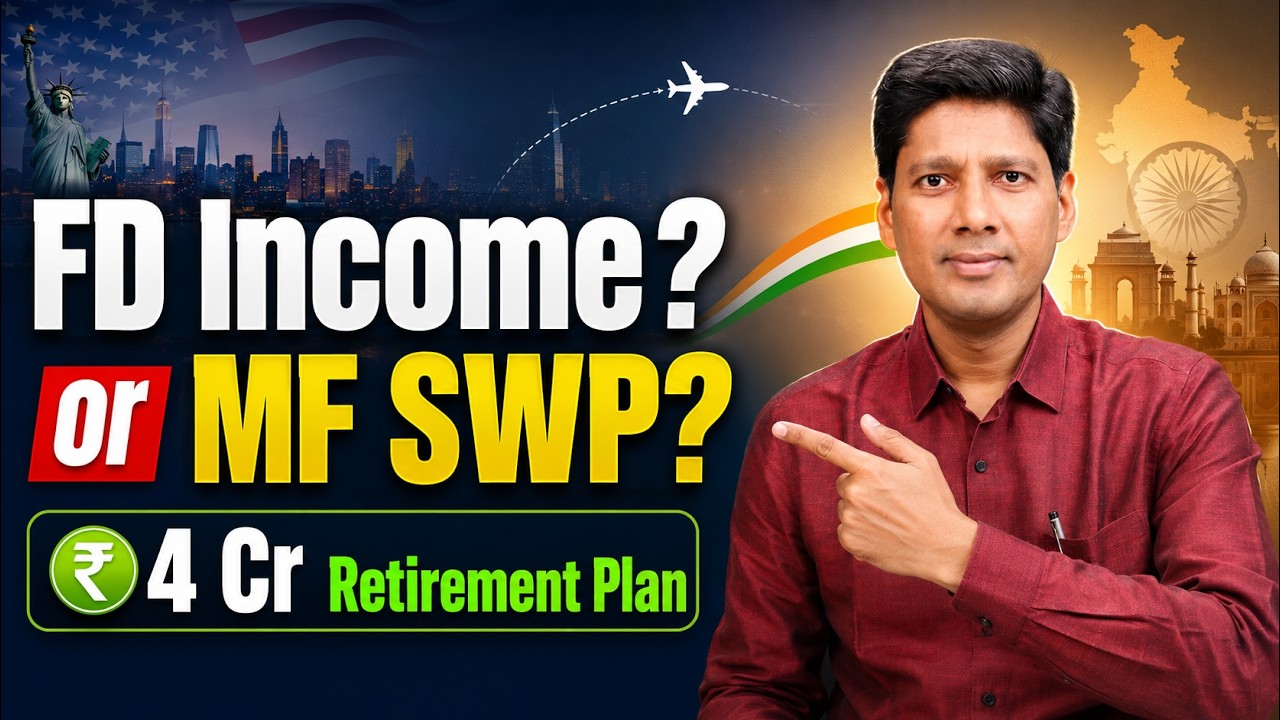 ₹4 Crore Retirement Plan: FD Monthly Income Vs Hybrid Mutual Fund SWP?