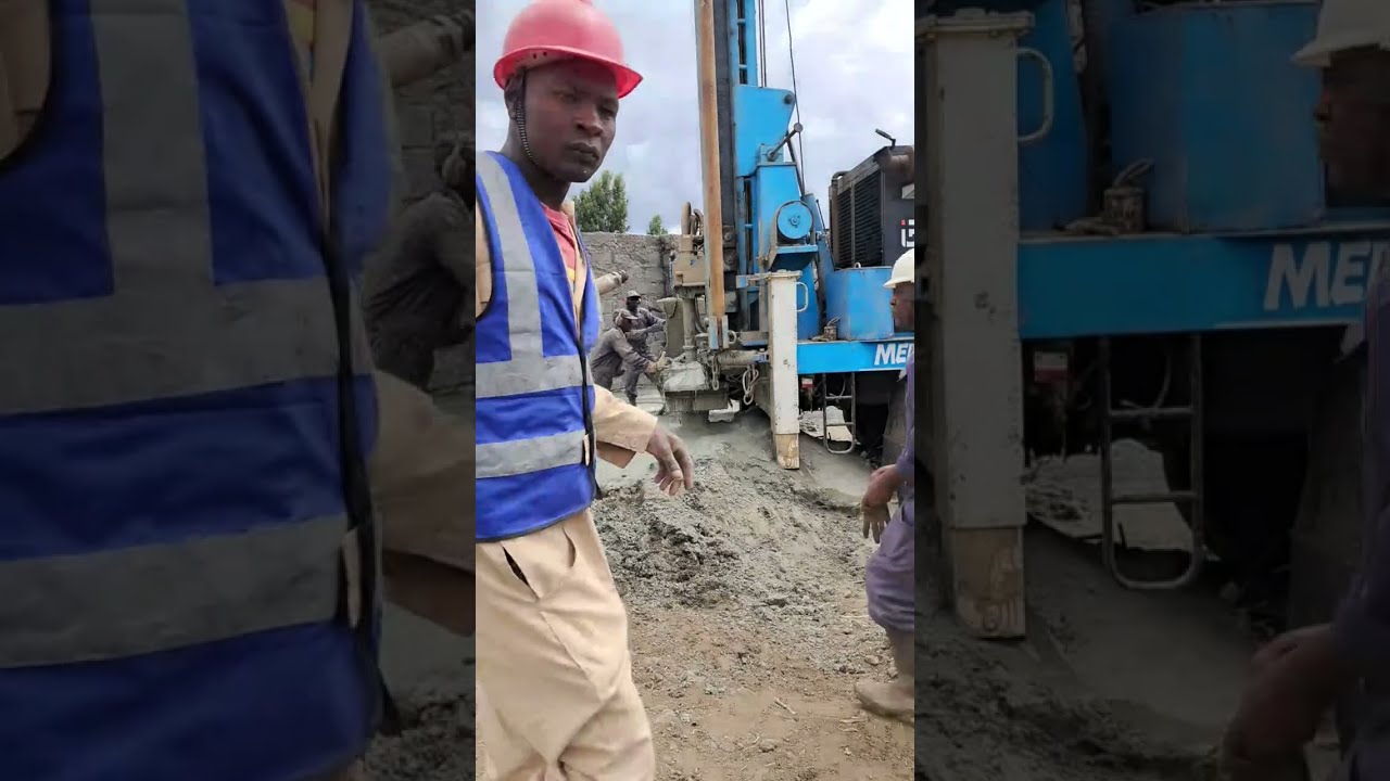Drilling water in Nakuru County
