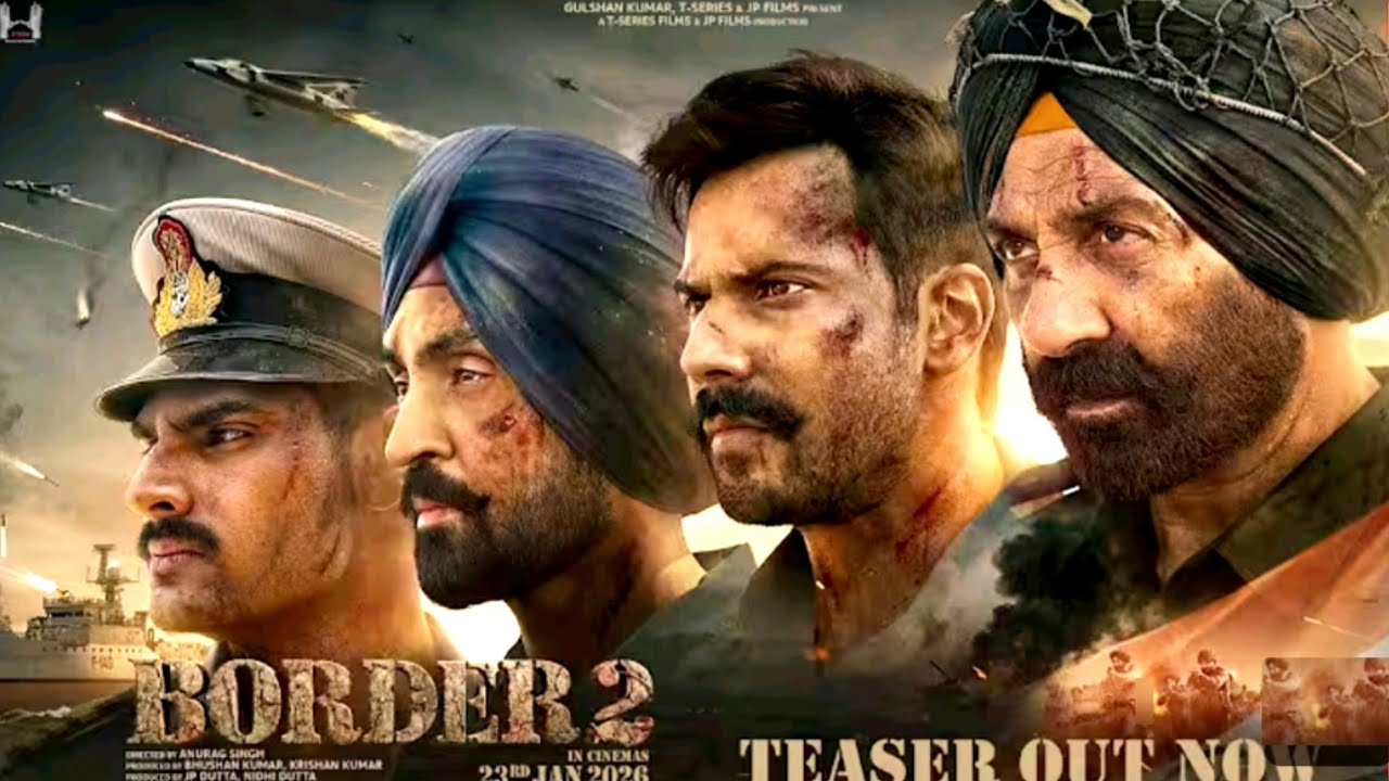 BORDER 2 (Teaser): Sunny Deol, Varun D, Diljit, Ahan | Anurag S | JP Dutta, Bhushan K | 23-Jan-2026