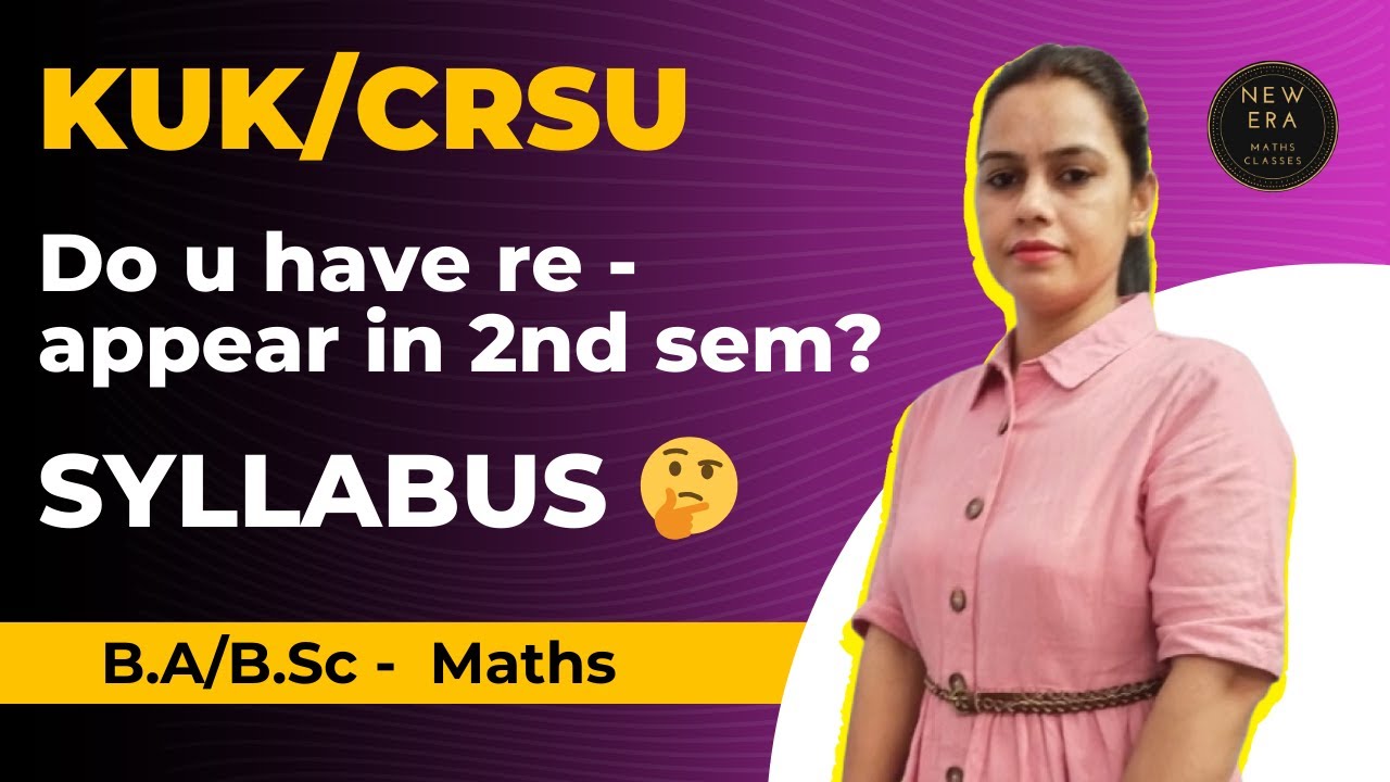 #kuk_crsu | Do you have re - appear in 2nd Sem ? How to prepare for re-appear exam 🤔