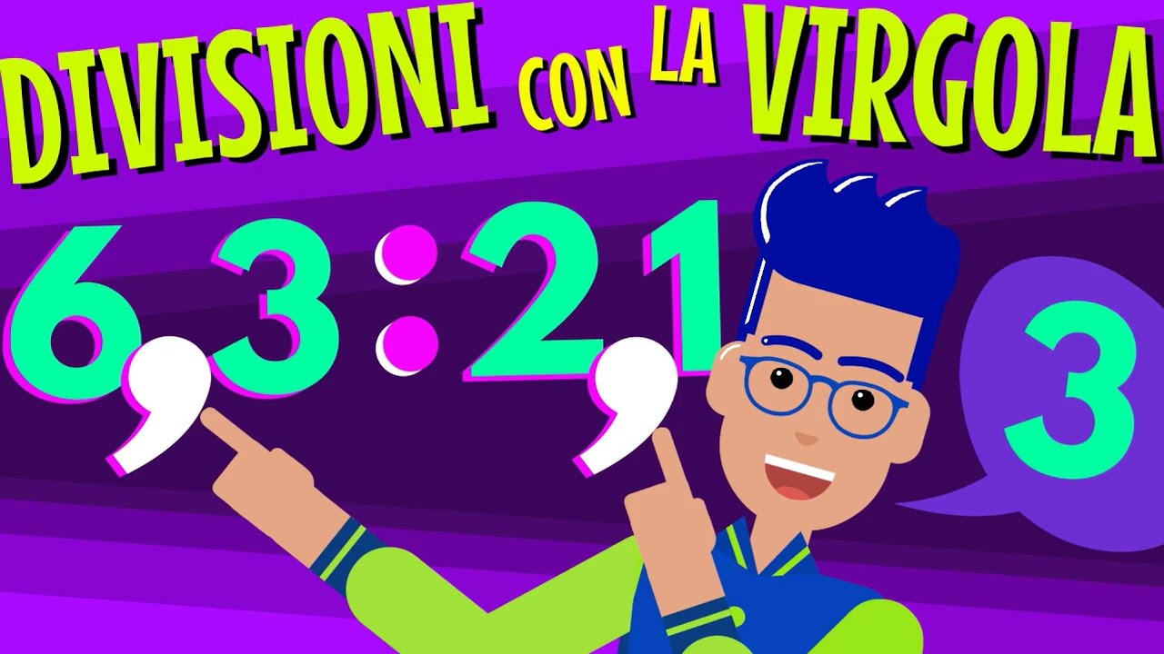 DIVISIONI con la VIRGOLA ! Tutti i casi di DIVISIONE tra NUMERI DECIMALI (Aritmetica_41)