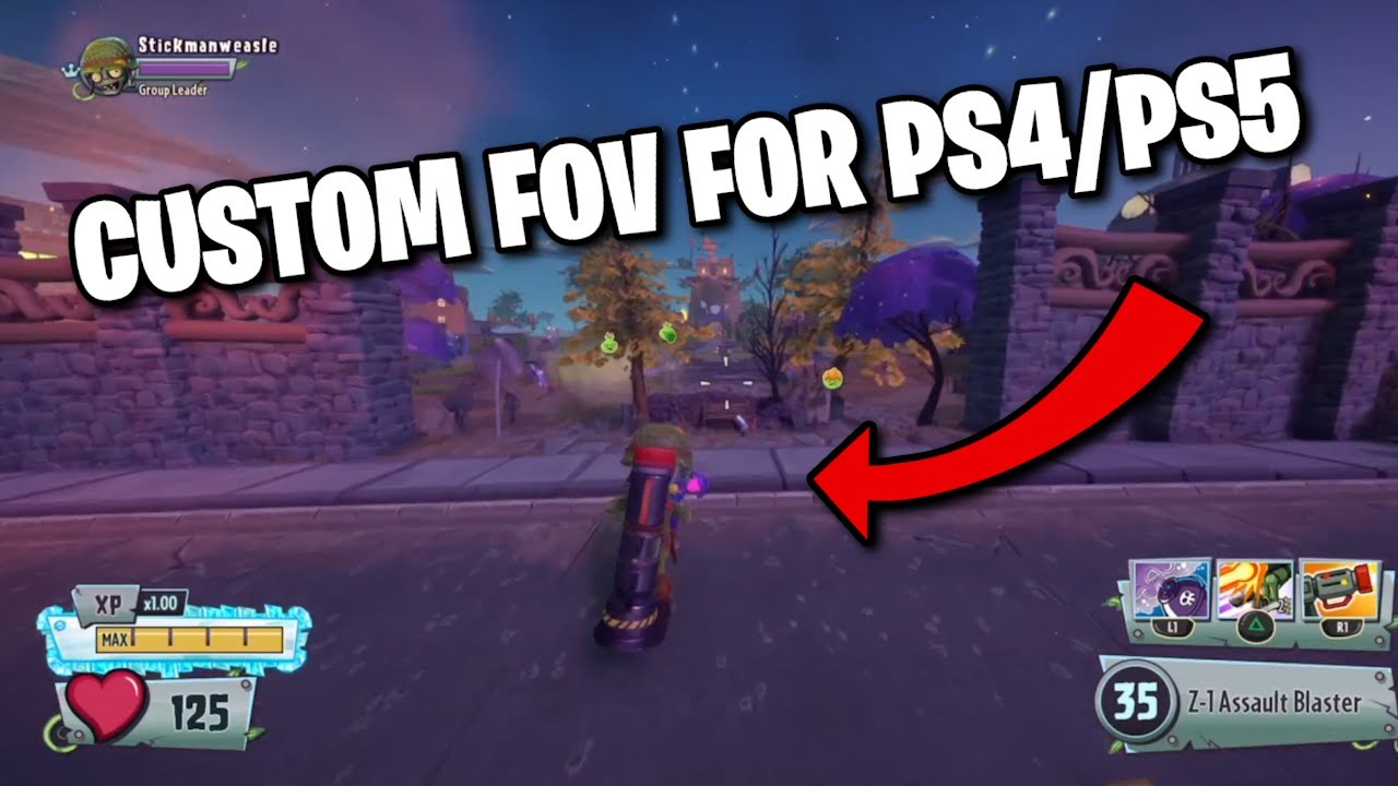 HOW TO INCREASE YOUR FOV IN PS4/PS5 GARDEN WARFARE 2 (2024)