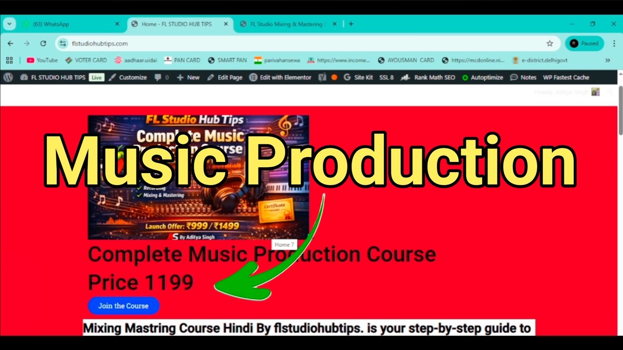 How To Start Music Production in FL Studio My Full Course Details + Free Plugins 🎁 #flstudiohubtips