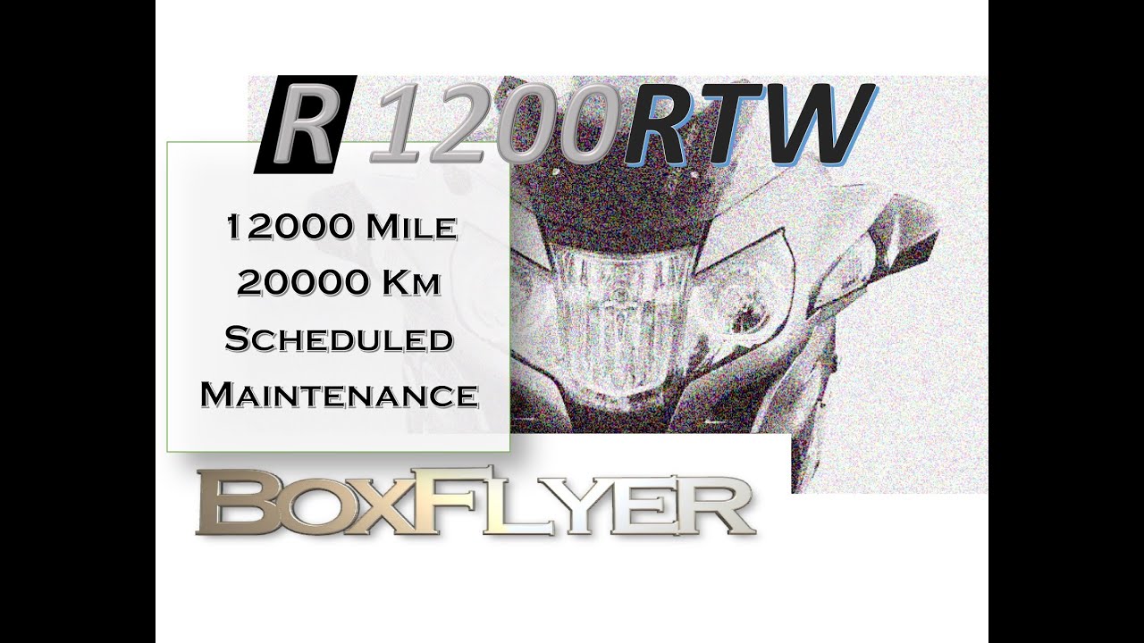 BMW R1200RTW 12K Mile/20K KM Service   Part 4/6