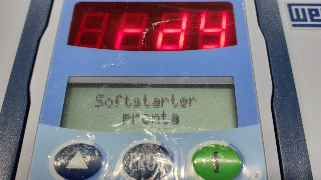 Parametrização da rampa de aceleração da Soft Starter SSW 06