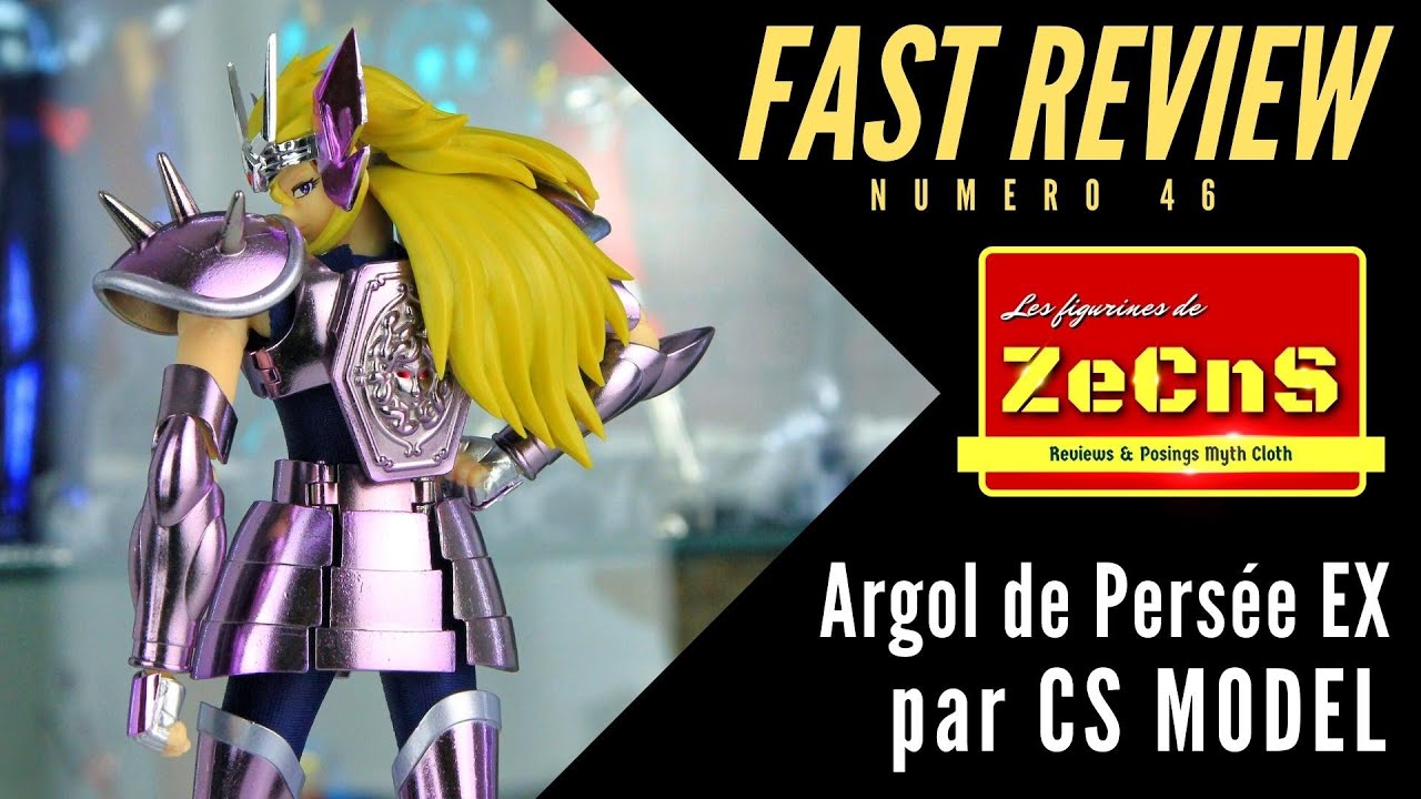 Saint Seiya Myth Cloth - ZeCnS Fast Review - Argol de Persée EX CS Model Review