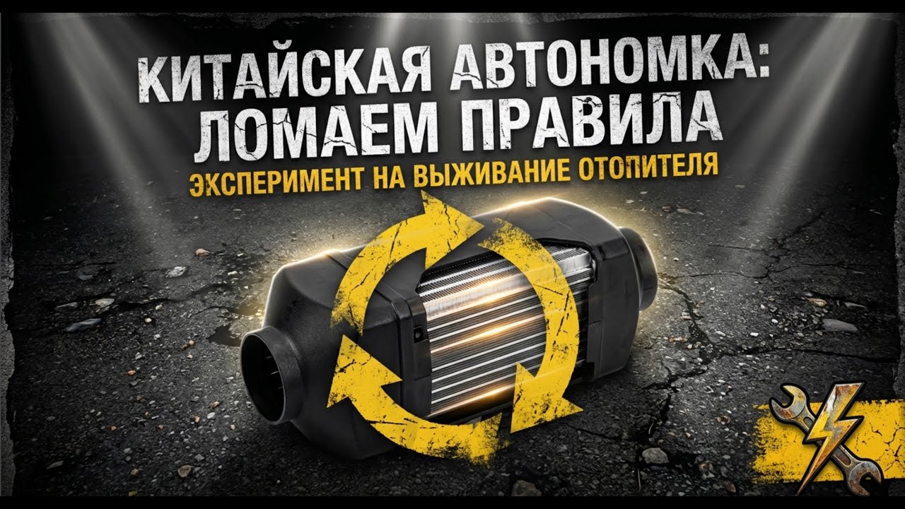 Тест китайская автономка в разных положениях: запускаю даже вверх ногами!