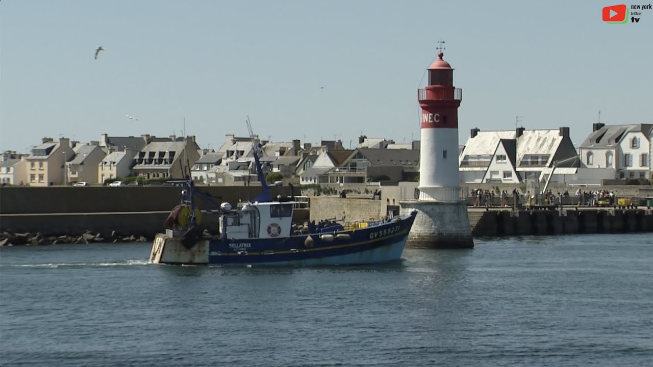 BRITTANY | Le Guilvinec a small port town Brittany   |   New York Brittany TV  🇺🇸
