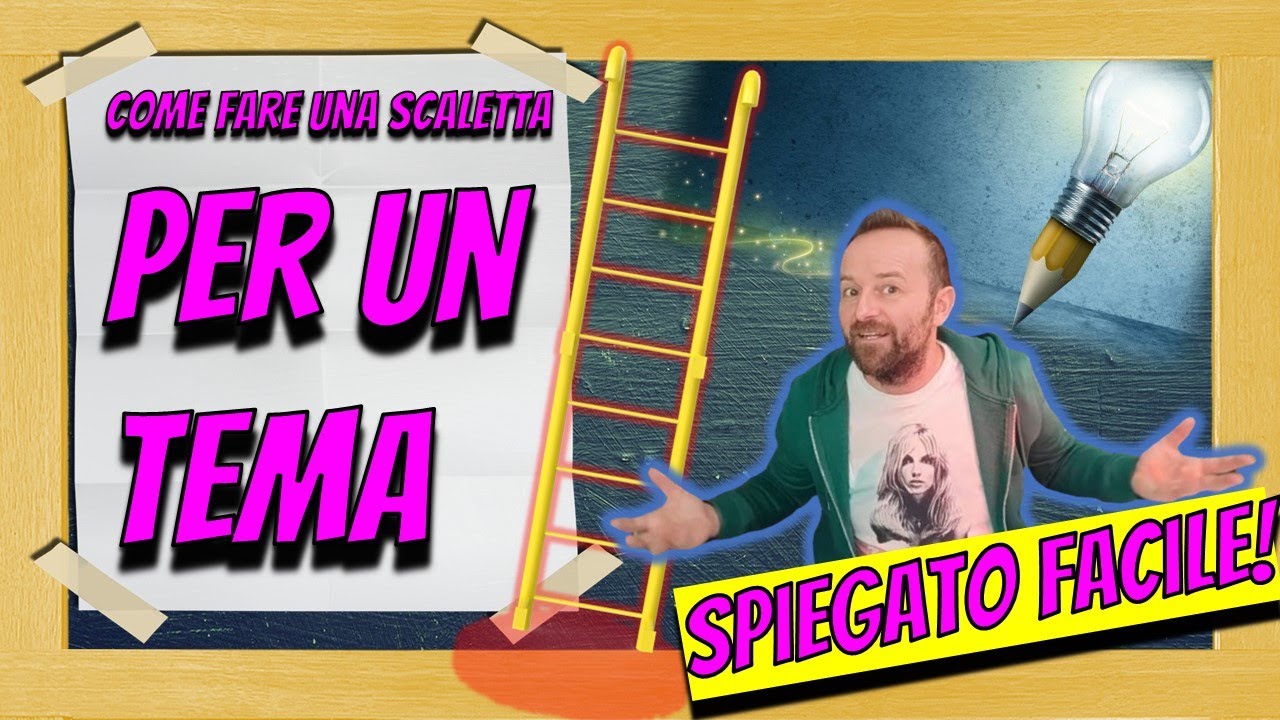 Come fare una scaletta per un tema - SPIEGATO FACILE