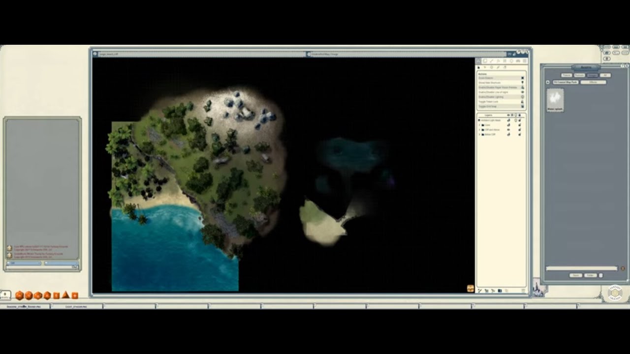 Beach Scene Pt 2- Fantasy Grounds Map & Image Creation with Joshua Watmough