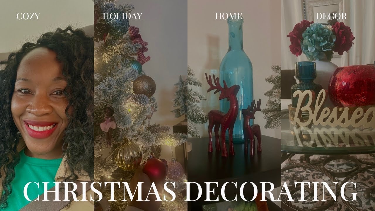 Cozy Holiday Home Decor | Decorating the living & family room, a little shopping and more 