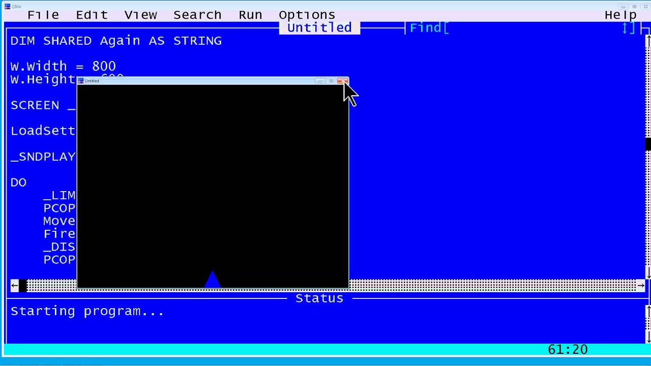 Учебник QBasic 50 — Видеоигра EZInvaders — QB64
