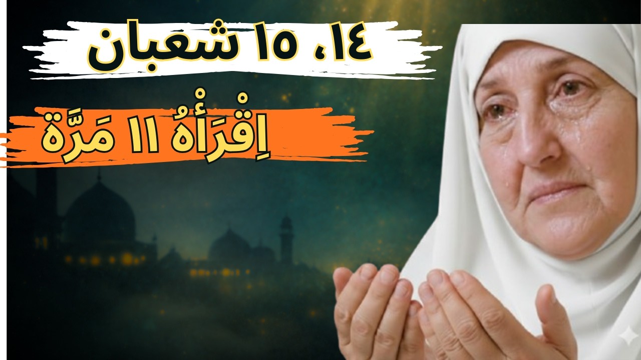 ليلةُ البراءة | عملٌ روحانيّ مجرَّب تُفتحُ به الأبواب وتُستجابُ الدعوات
