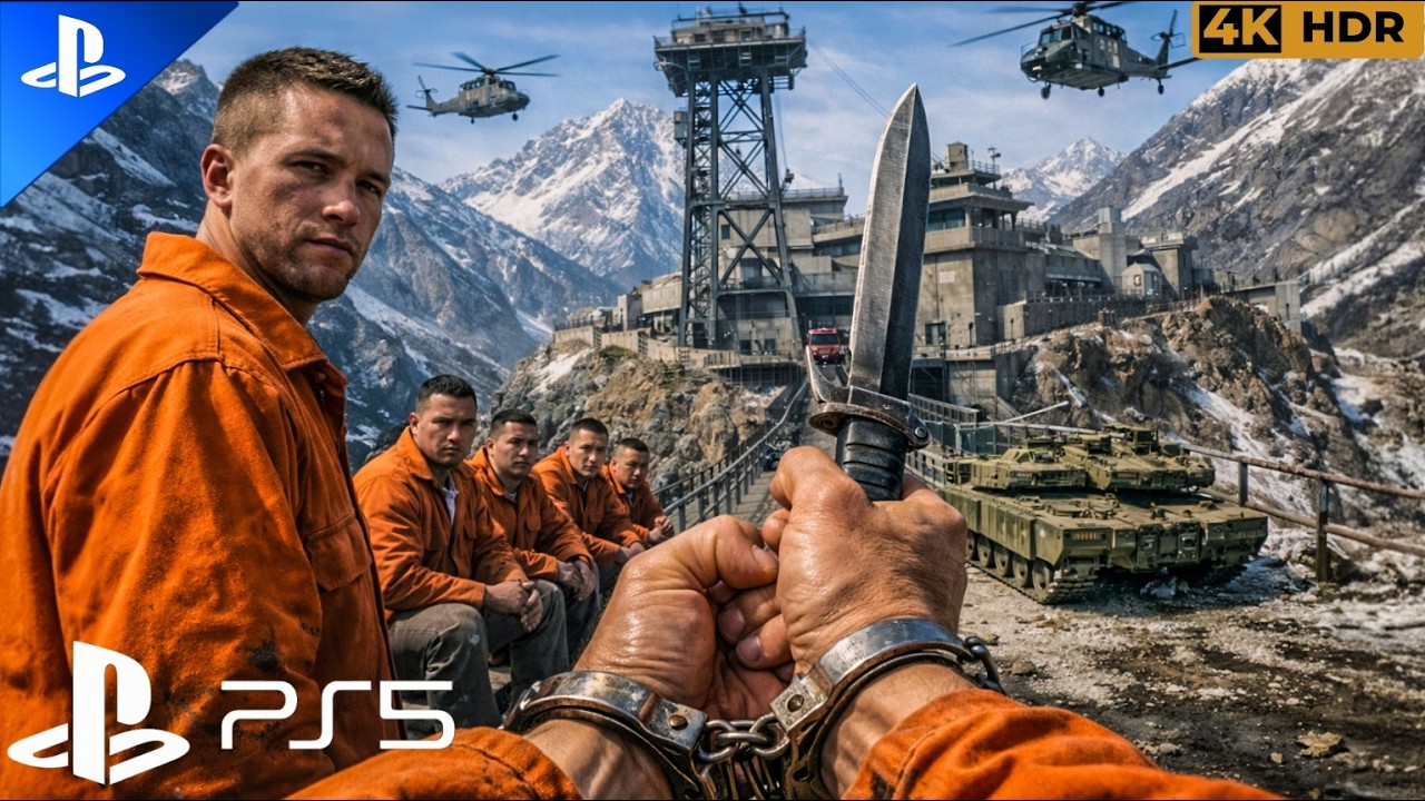 (PS5) ПОБЕГ ИЗ ТЮРЬМЫ ВЫСОКОГО ТРЕБОВАНИЯ | РЕАЛИСТИЧНЫЙ УЛЬТРАГРАФИЧЕСКИЙ ГЕЙМПЛЕЙ [4K60FPS HDR]...