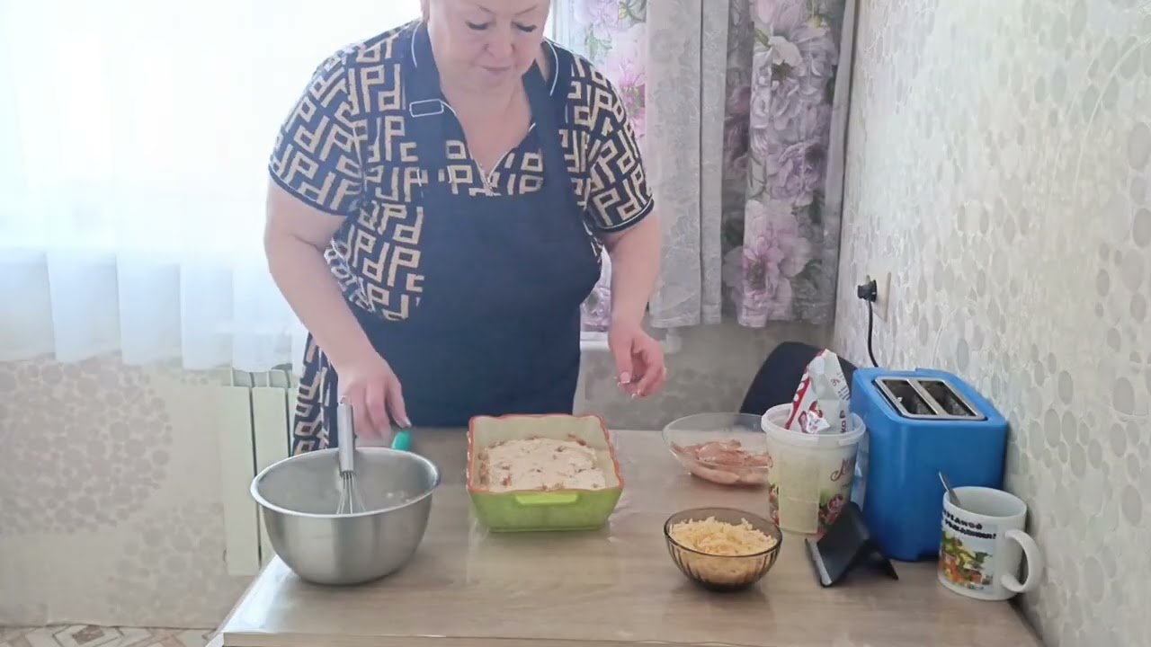Запеканка из капусты и куриного филе 🥩 🔥👍