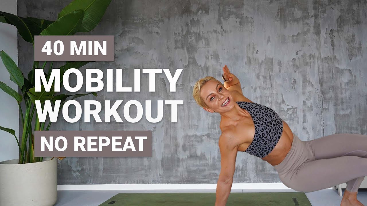 40 MIN MOBILITY FLOW | Beginner-Friendly | Slow & Gentle | Full Body Rest Day Routine | No Repeats