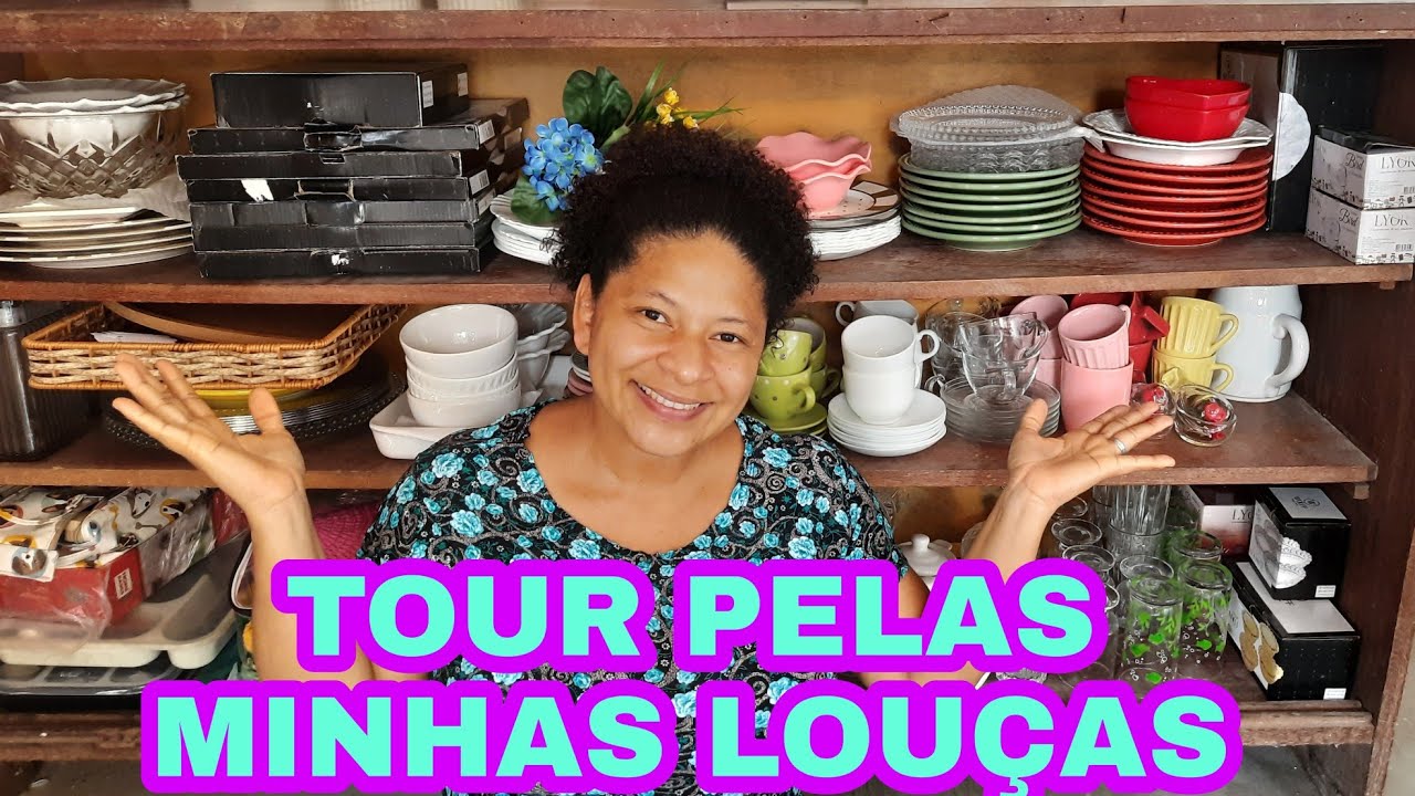 TOUR PELAS MINHAS MINHAS LOUÇAS-armário simples improvisado
