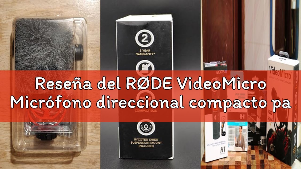 Reseña del RØDE VideoMicro Micrófono direccional compacto para cámara de grabación cinematográfica y
