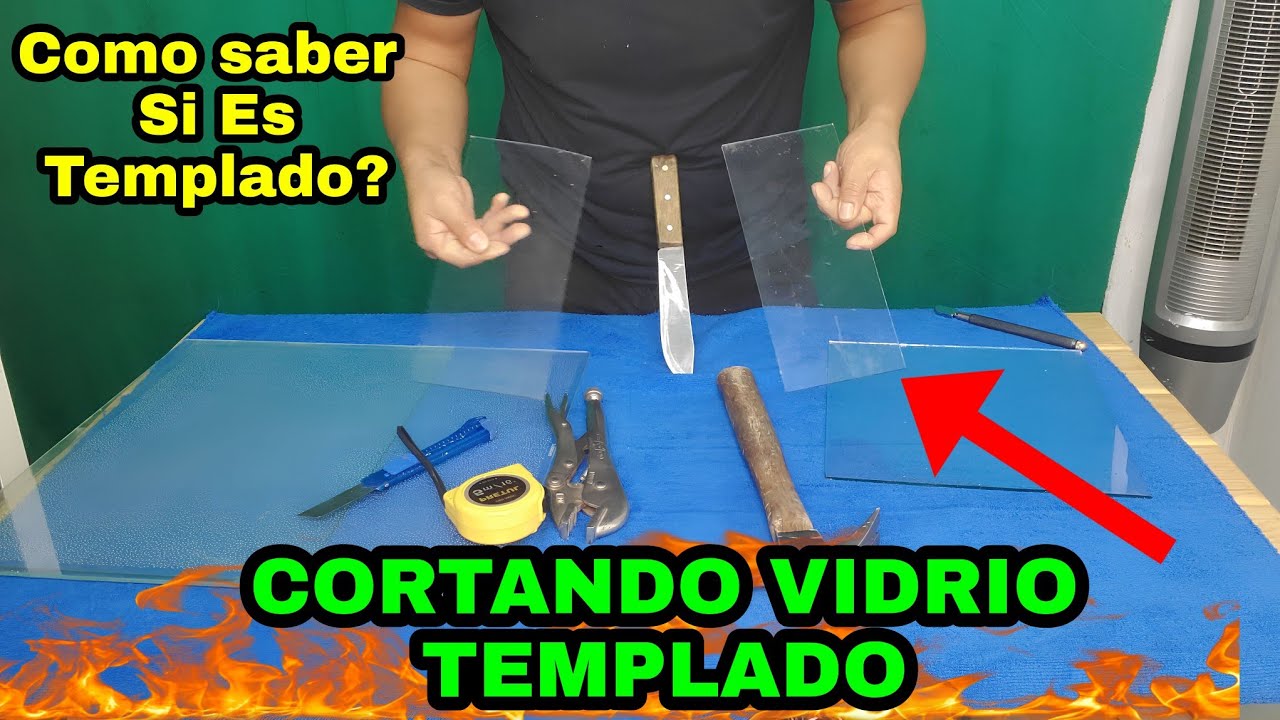 Cortar vidrio Templado / Se puede Cortar vidrio Templado #ayudayoutube