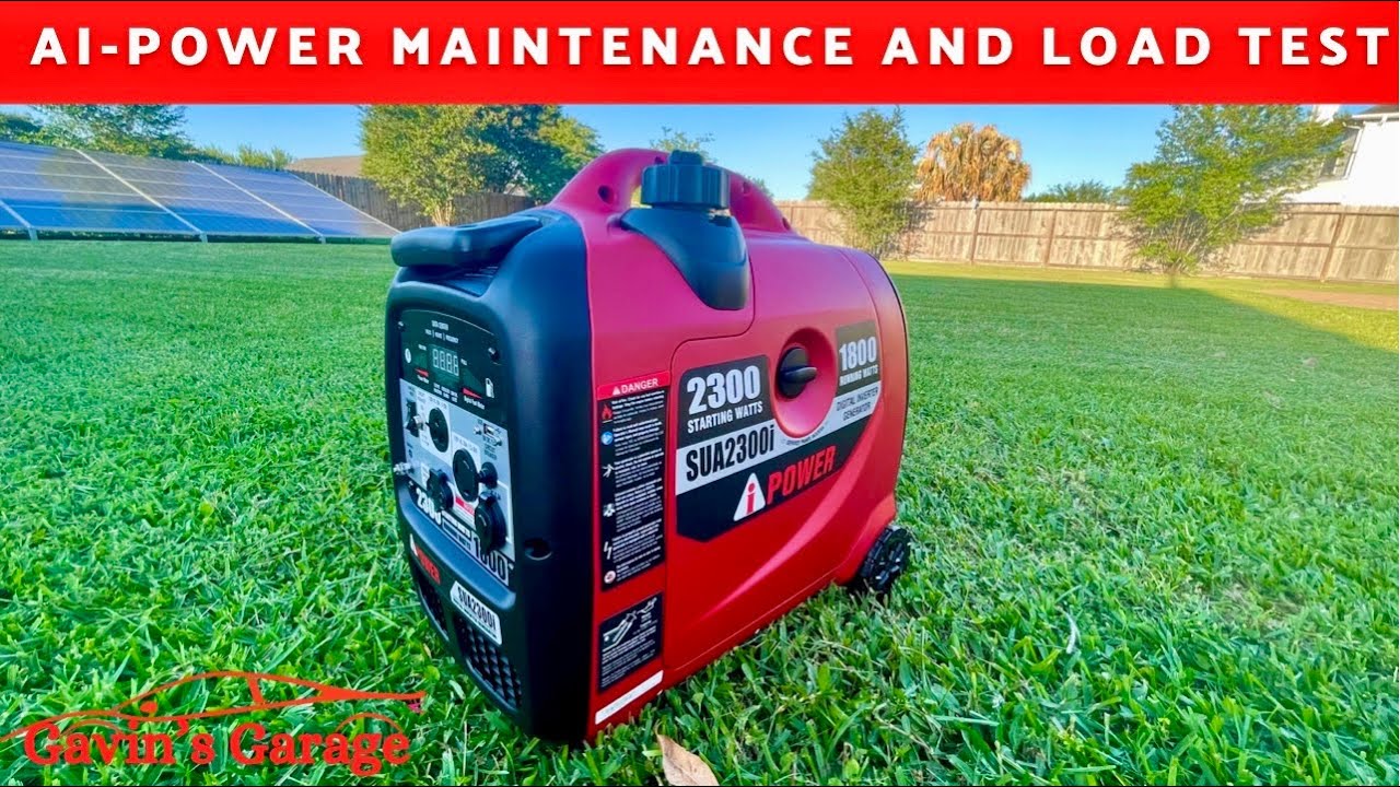 AI-Power Generator Retested oil change and load test performed (Generator Review)