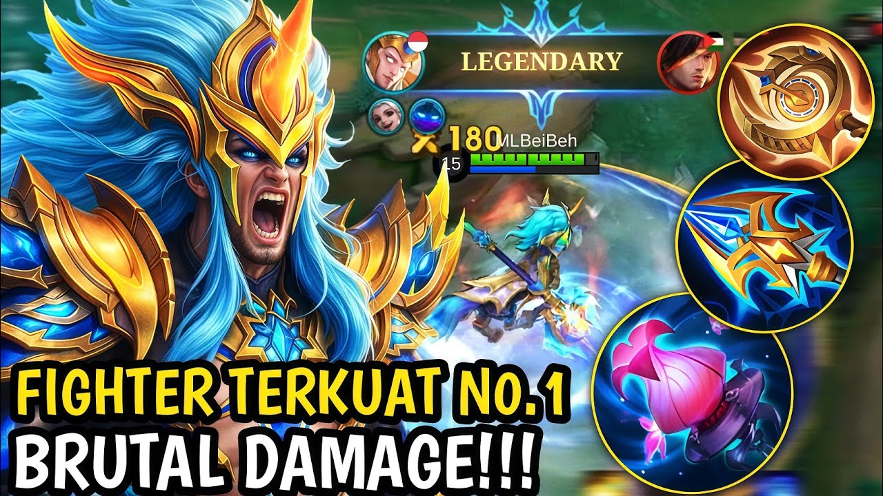 GOKIL INI DIA HYLOS BUILD KUDA LUMPING KESURUPAN TERKUAT 100% MVP| MLBB