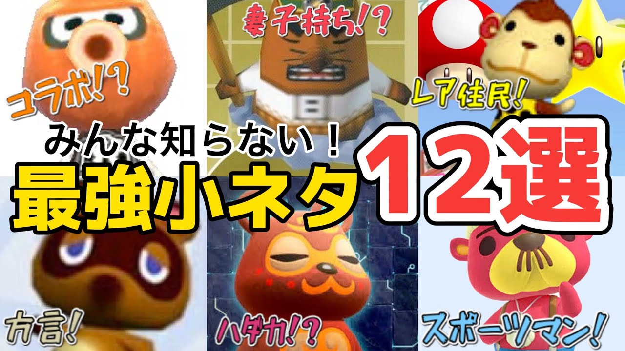 【あつ森 小ネタ】どうぶつの森最強小ネタ12選！part2 ショート動画まとめ＆詳しく解説してみた！最後に新しい小ネタも【あつまれどうぶつの森】