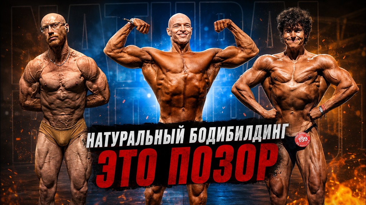 Натуральный бодибилдинг - это ПОЗОР!