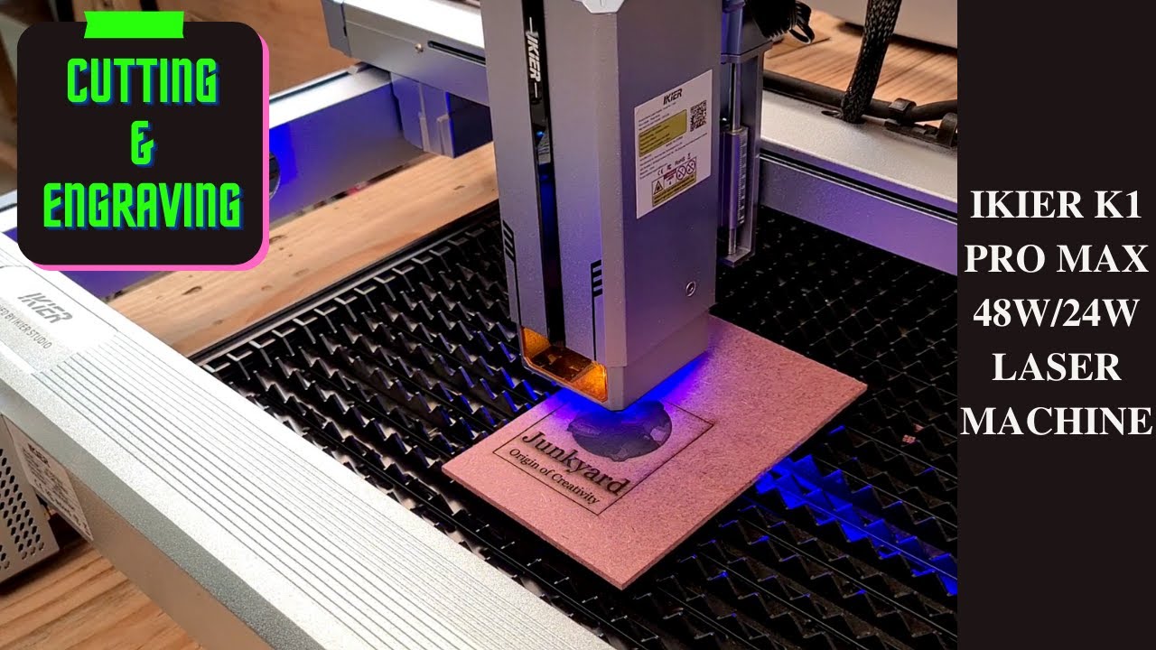 LASER Cutting and Engraving Projects Crafted Using the IKIER K1 Pro Max 48W/24W