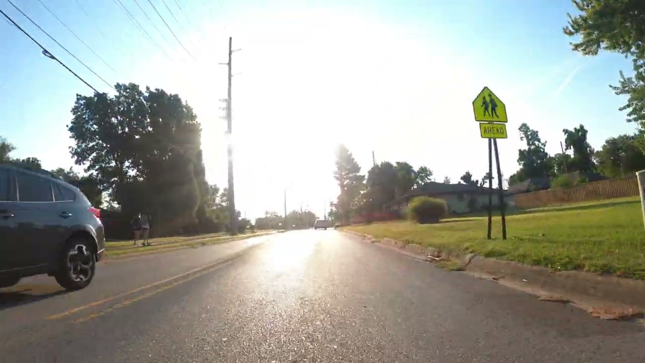 Driving Around Bentonville, Arkansas in 4K
