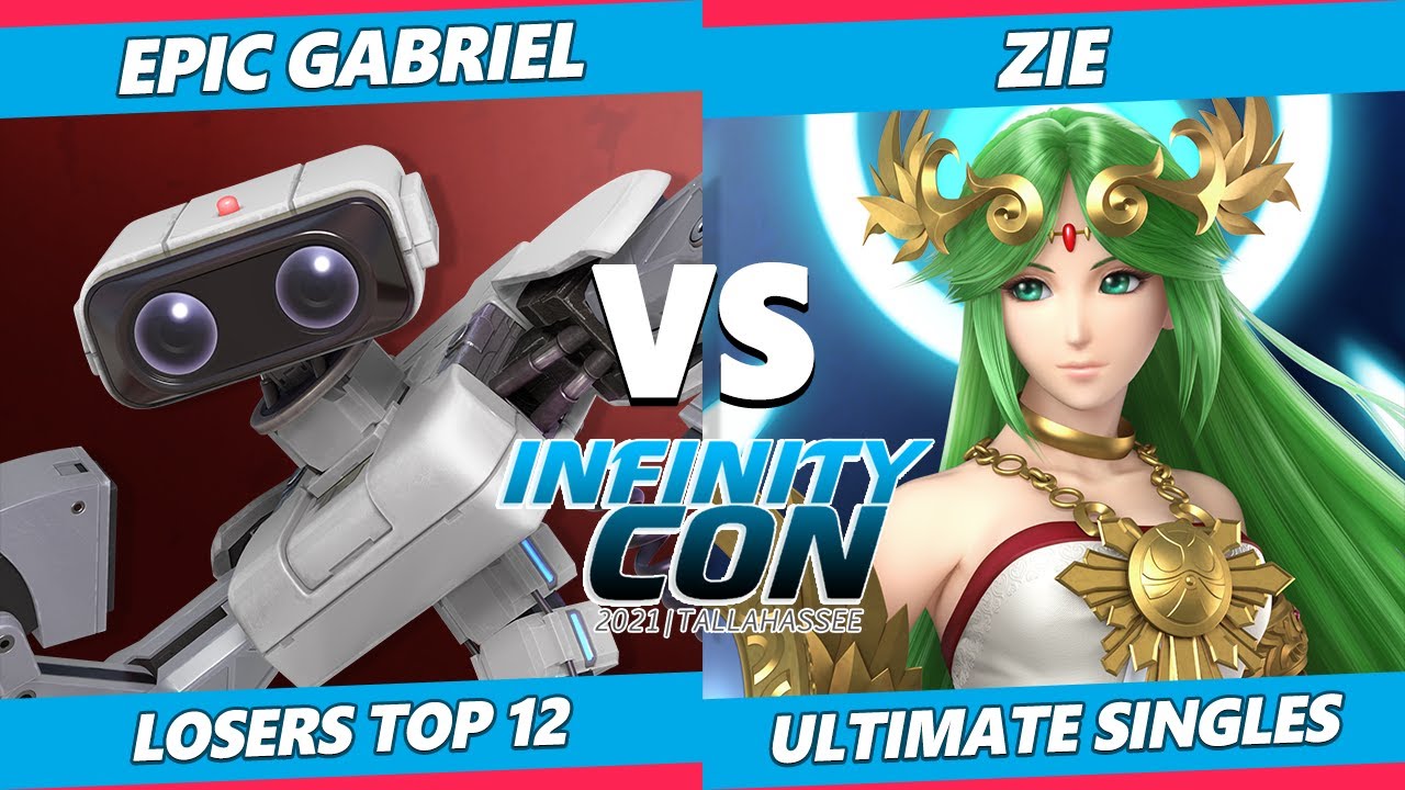 Infinity Con 2021 Top 12 - Epic Gabriel (ROB) Vs. Zie (Palutena) SSBU Ultimate Tournament