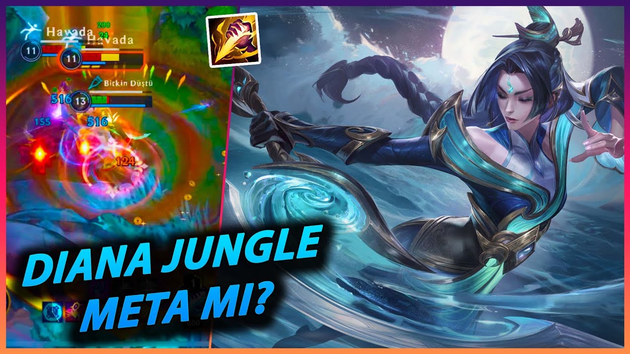 Wild Rift: YUKSEK ELO DIANA JUNGLE GAMEPLAY | HALA ÇOK GÜÇLÜ