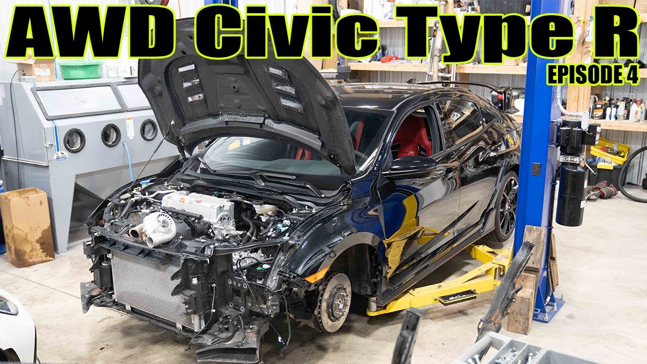 Сборка полноприводного Civic Type R | Эпизод 4 (С наддувом или без)