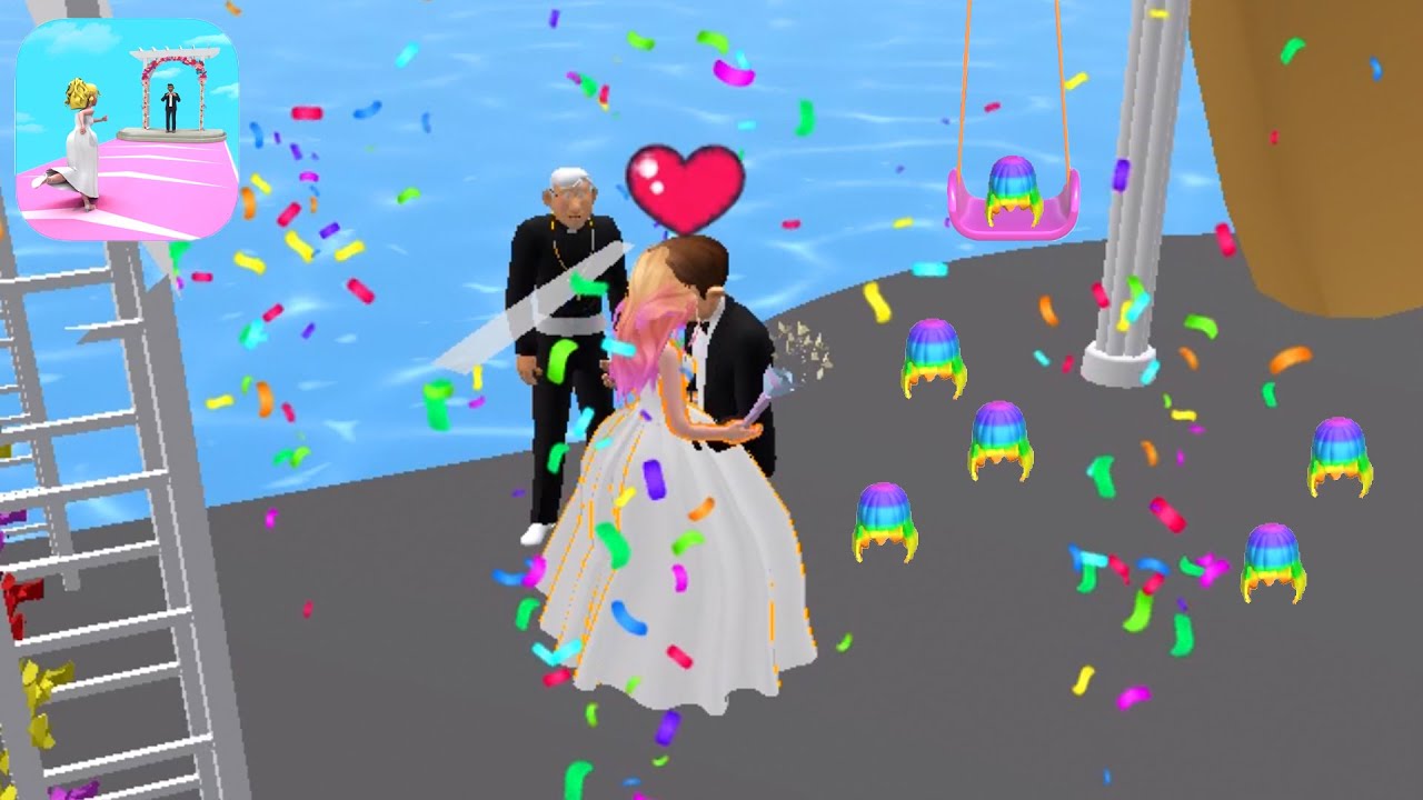MAX LEVEL in Bridal Rush! Game 👩🏻‍🦰💍 iOS Android Gameplay