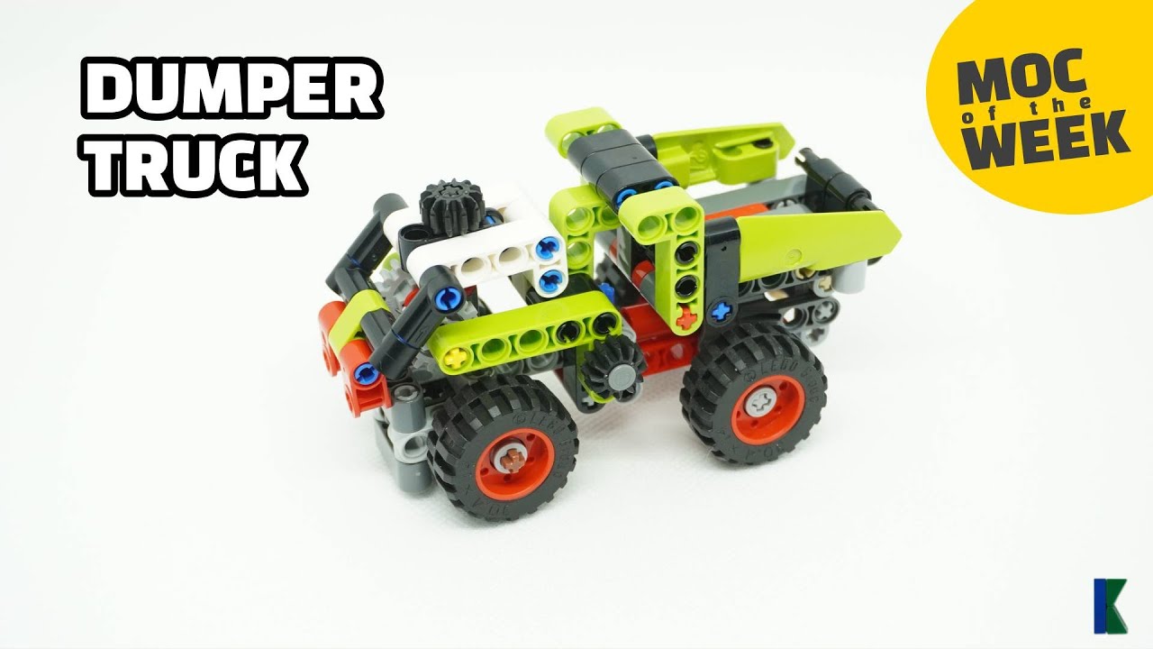 LEGO® Technic Dumper Truck | Moc by LittleThomas | Stop Motion Build | 42102 alternate build