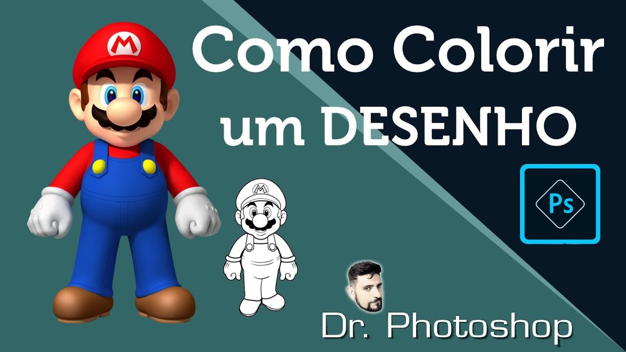 PHOTOSHOP | Como colorir um desenho