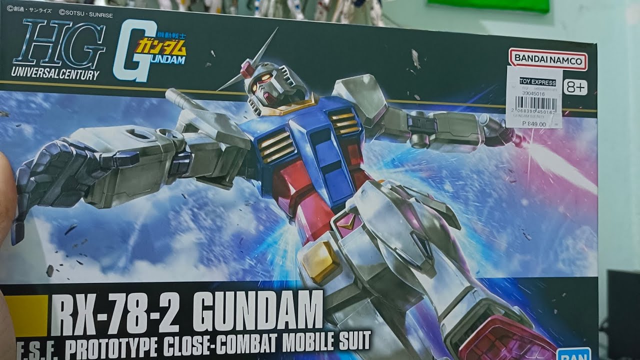 Gundam RX78-2 HG (Bandai) Quick build