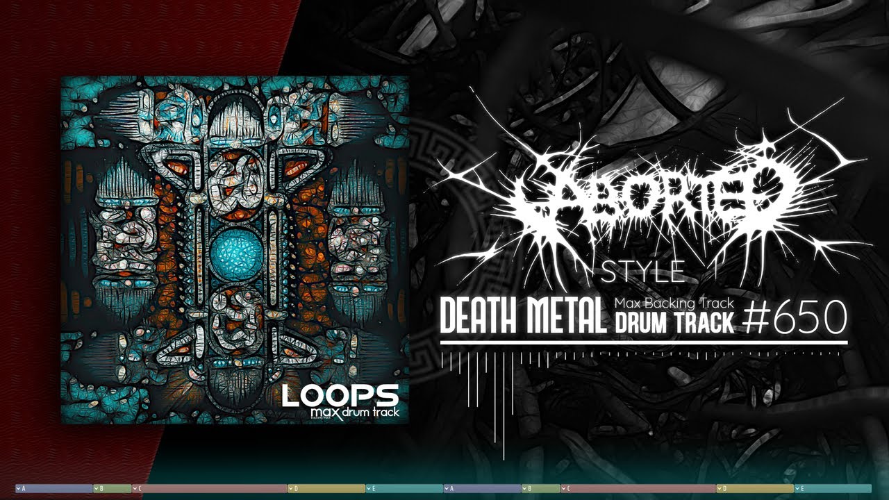 Death Metal Drum Track / Aborted Style / 260 bpm