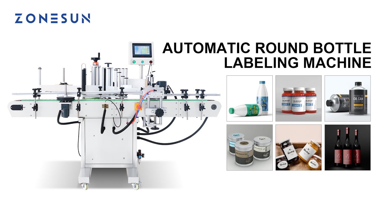 How To Use Automatic Round Bottle Double Side Labeling Machine