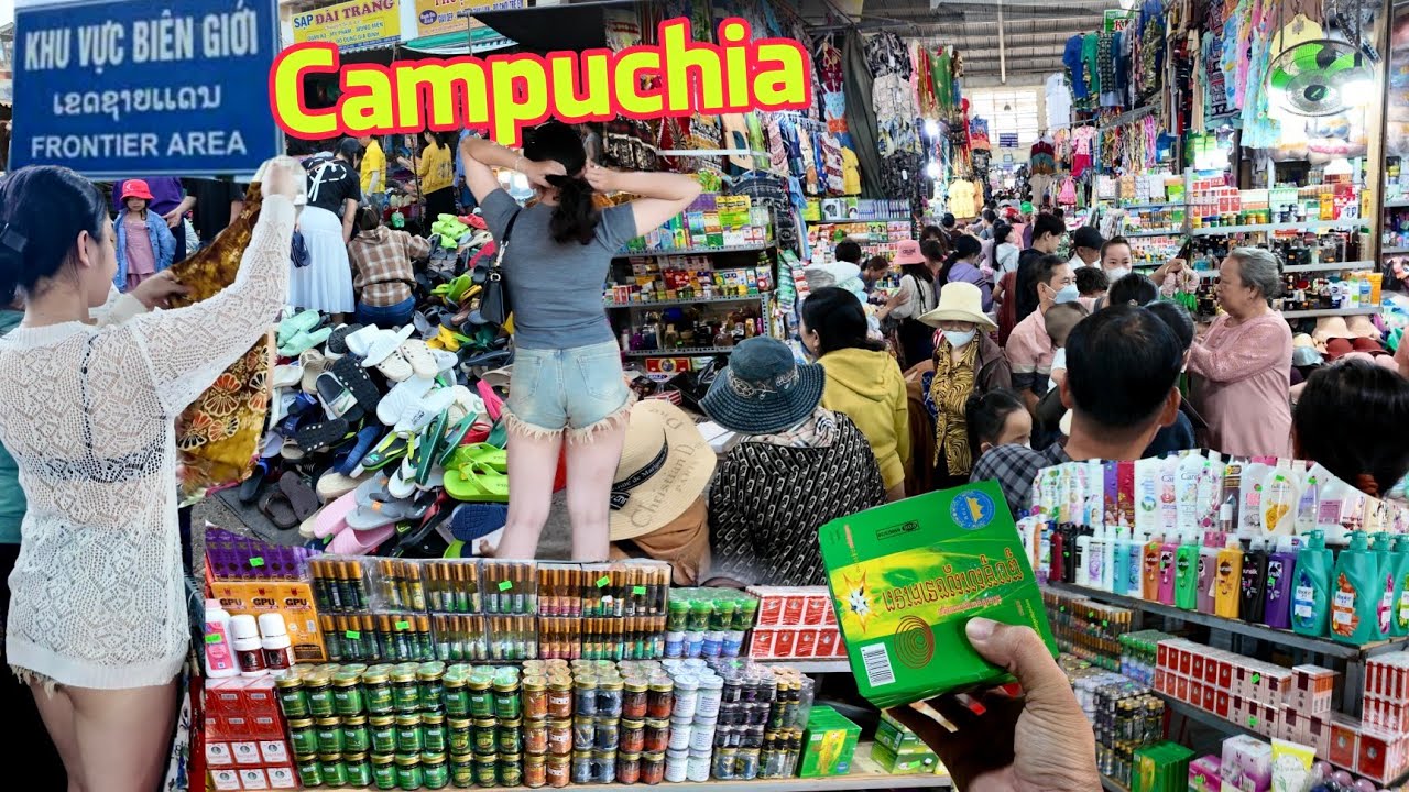 Choáng ngợp Đồ Thái chất đống đống giá rẻ biên giới campuchia gặp nhiều 