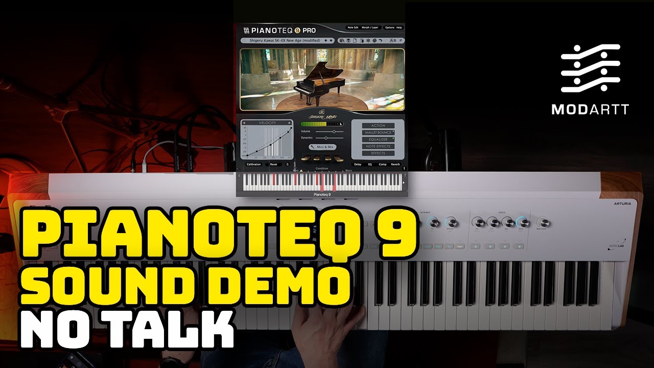 Modartt Pianoteq 9 is Amazing! – Virtual Piano Demo (No Talking)