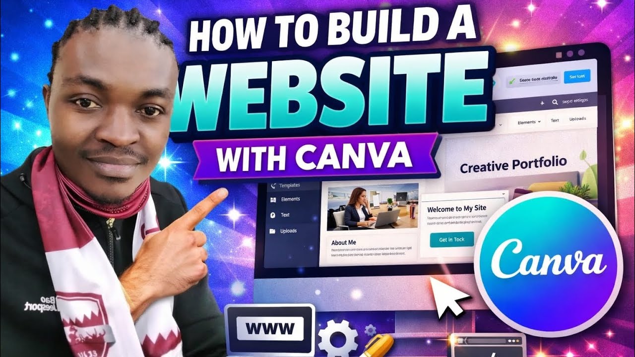 How to use canva AI to build a website 