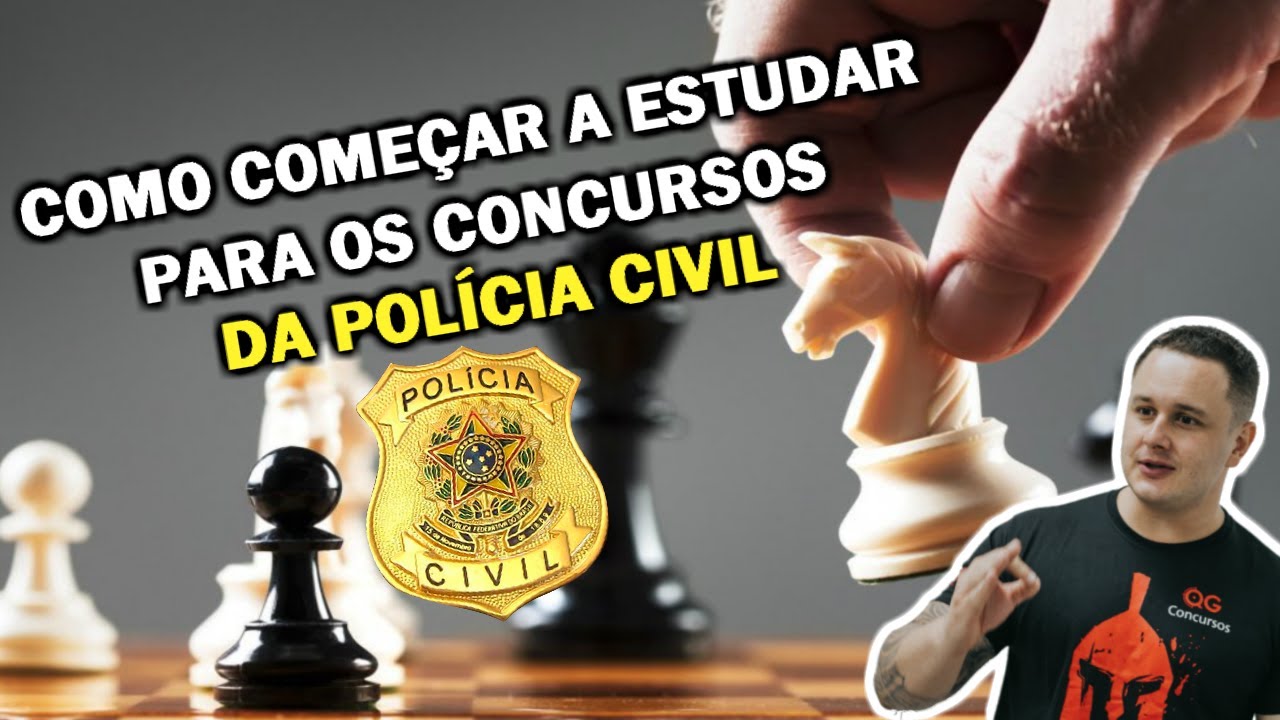 📚 COMO COMEÇAR A ESTUDAR PARA OS CONCURSOS DA POLÍCIA CIVIL