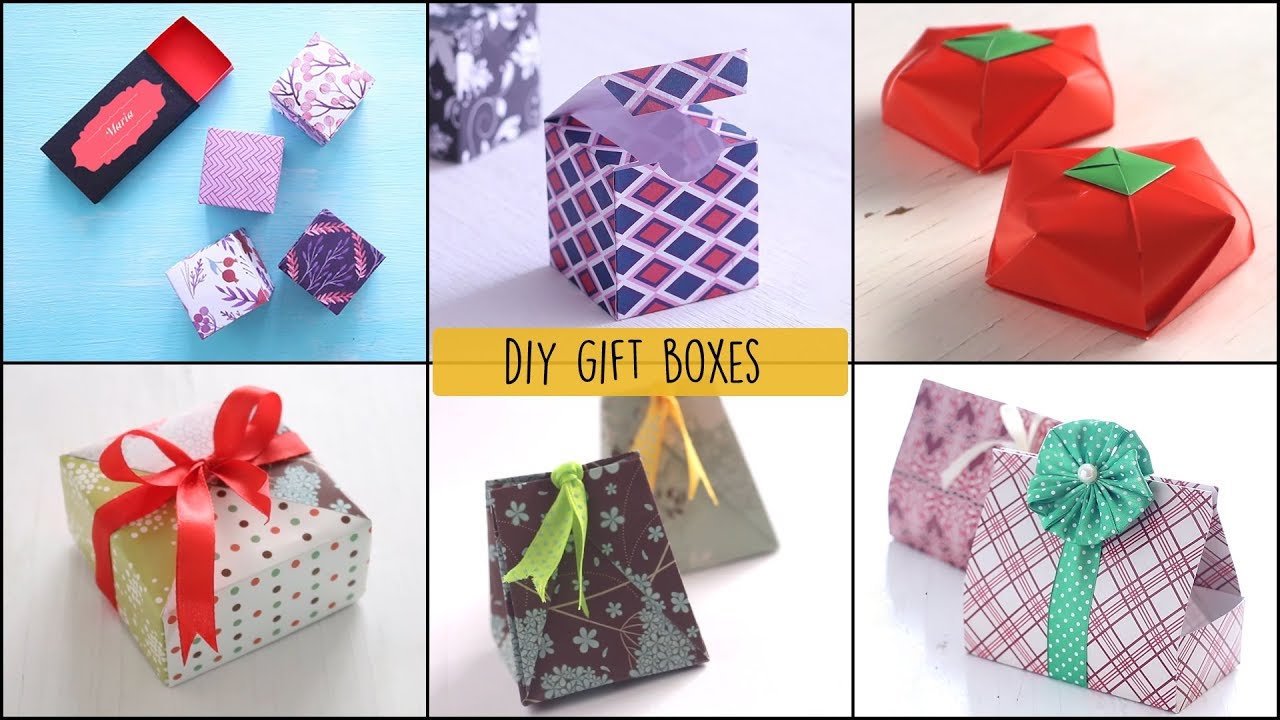 DIY Gift Boxes | Paper Boxes | DIY Activities