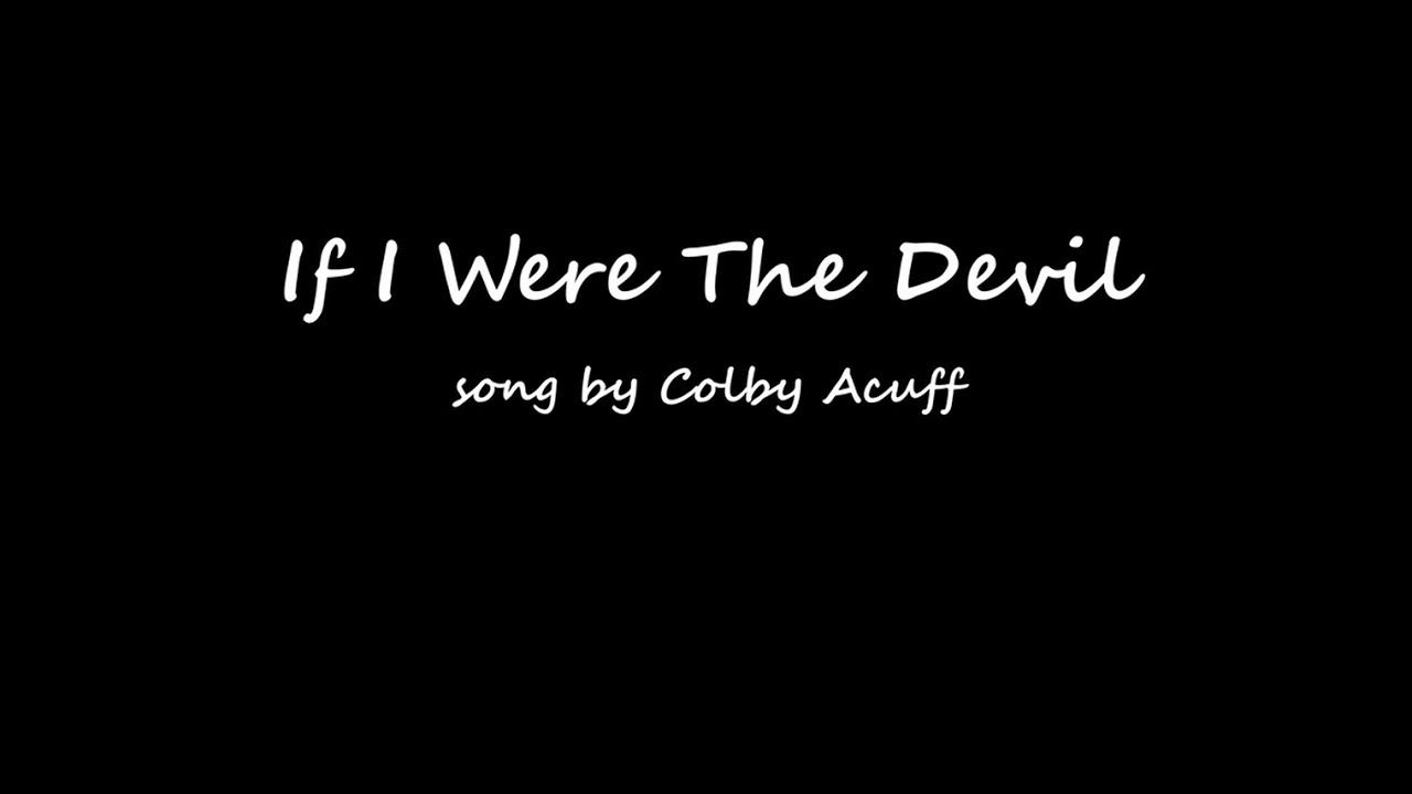 If I Were The Devil (Cover)
